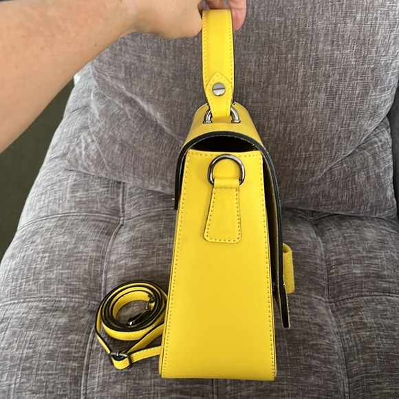 🇮🇹Italian leather & suede satchel w/strap🇮🇹 - Picture 8 of 13